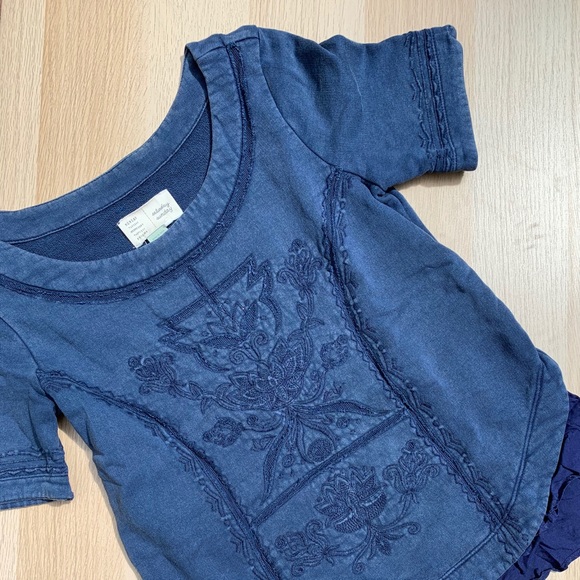 Anthropologie Saturday/Sunday Huesca Pieced Top - Picture 1 of 3